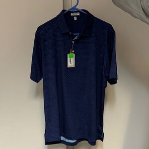 Peter Millar Navy Blue Polo Shirt